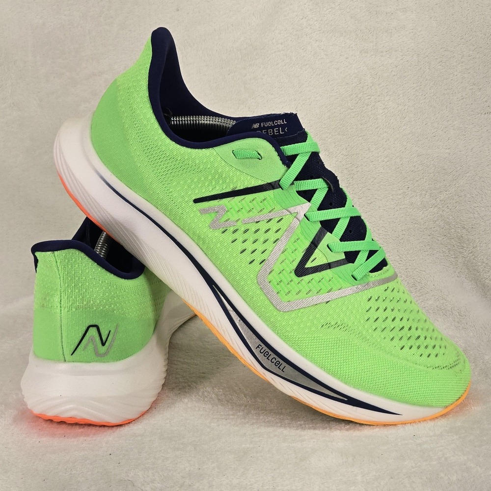 New Balance FuelCell Rebel Shoes Mens 13 Green Cushioned Running Sneaker MFCXMM3